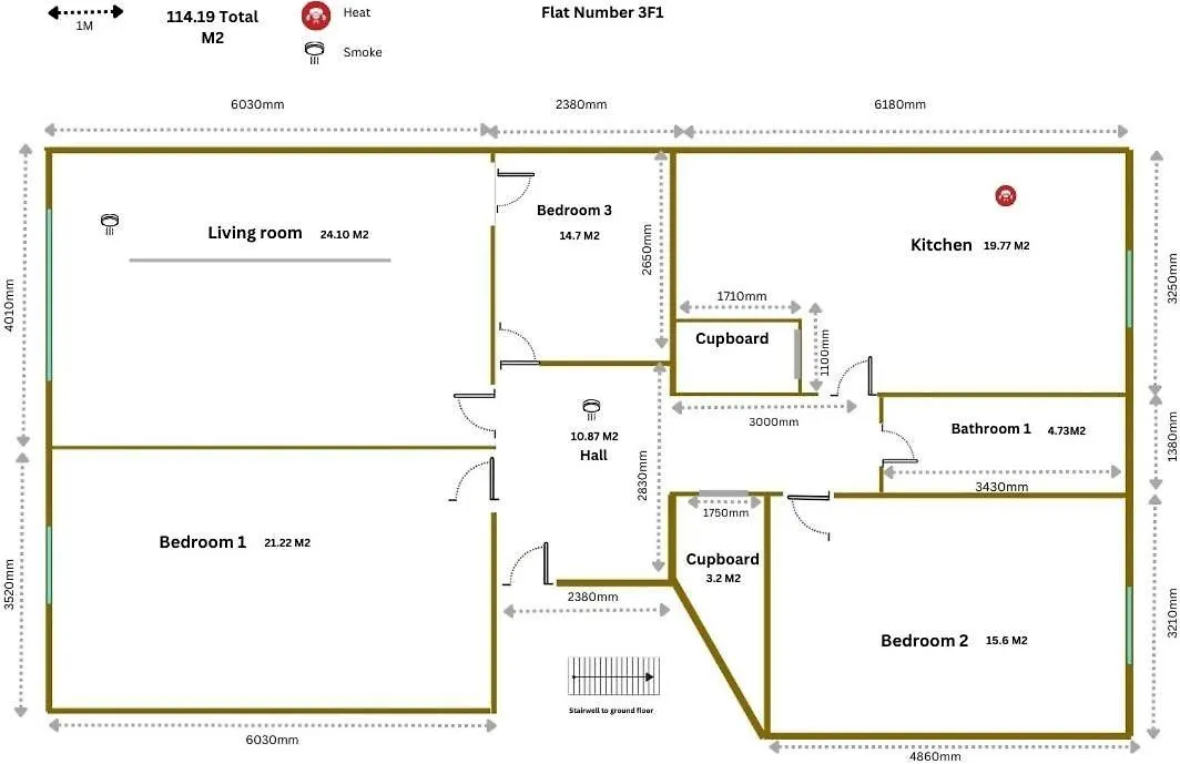 Appartement 3 Bed Overlooking Meadows Park EDI